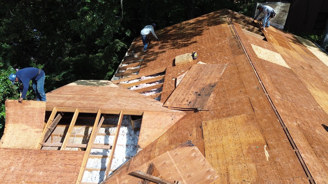 Today’s Project: Replacing Rotted Decking Before Installing a New Roof